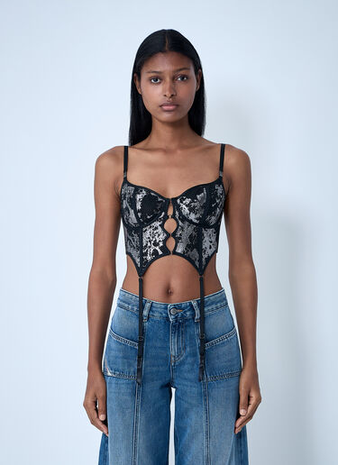 Fishnet Bustier Bra SAVAGE X DIESEL Fishnet Bustier Bra Black dsf0258010