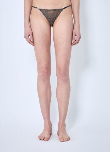 SAVAGE X DIESEL Camo Lace Thong Brown dsf0258023