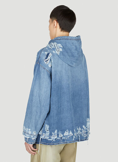D-UM Denim Hooded Sweatshirt Diesel D-UM Denim Hooded Sweatshirt Blue dsl0151002