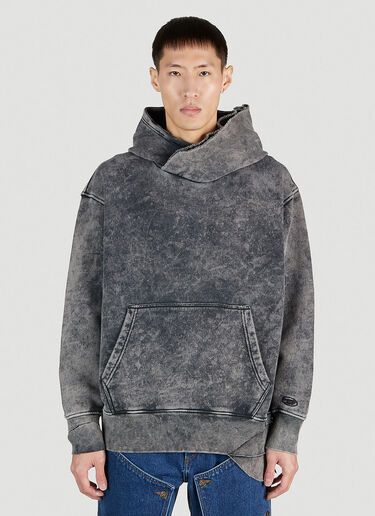 Diesel 디스트로이드 후드 스웨트셔츠 다크 그레이 dsl0151026