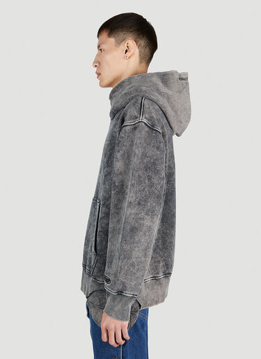 Diesel 디스트로이드 후드 스웨트셔츠 다크 그레이 dsl0151026