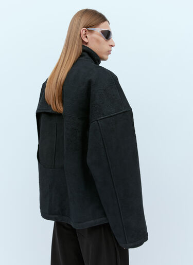Diesel L-헤세 가죽 재킷 블랙 dsl0154001