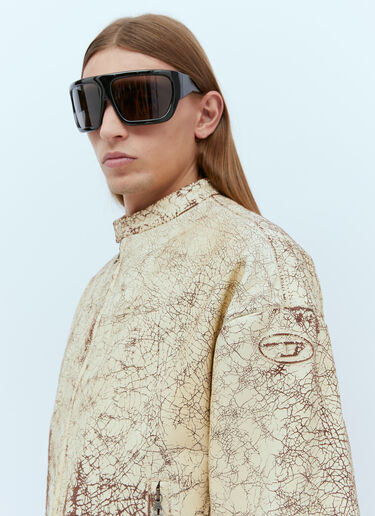 L-Alan Coated Leather Jacket Diesel L-Alan Coated Leather Jacket Gold dsl0154002