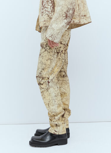 P-Alan Coated Leather Pants Diesel P-Alan Coated Leather Pants Gold dsl0154003