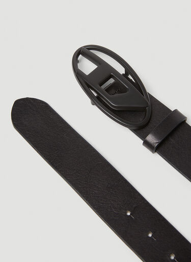 Diesel B-1DR 가죽 벨트  블랙 dsl0155026
