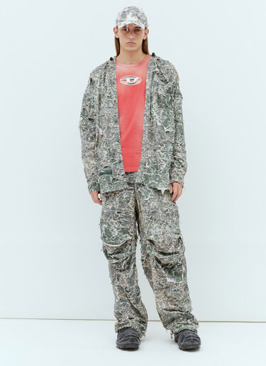 S-Dewnyフードシャツ Diesel S-Dewnyフードシャツ グレー dsl0156007