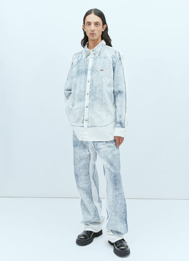 D-Simply-Over-S 셔츠 Diesel D-Simply-Over-S 셔츠 블루 dsl0156030