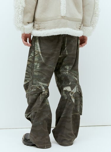 Diesel P-Arne Printed Pants Grey dsl0157016