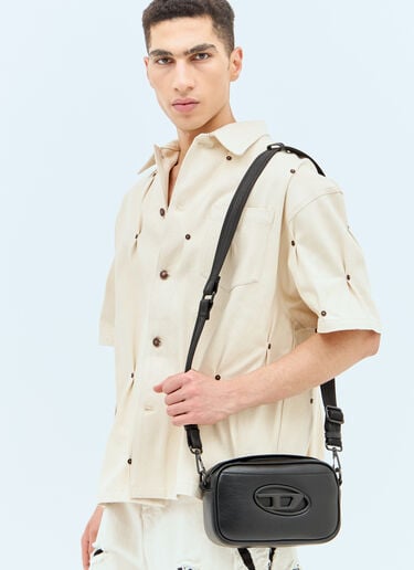 Diesel Holi-D 카메라 크로스바디 백 블랙 dsl0157051