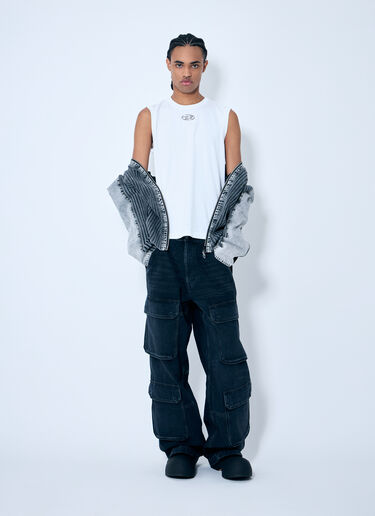 T-Bisco-Od Tank Top Diesel T-Bisco-Od Tank Top White dsl0159002