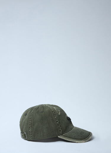 Logo Motif Baseball Cap Diesel Logo Motif Baseball Cap Grey dsl0161007