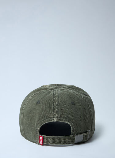 Diesel Logo Motif Baseball Cap Grey dsl0161007
