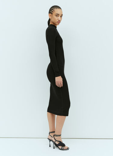 D-Mokky-Ls-Mocrodiv Knit Midi Dress Diesel D-Mokky-Ls-Mocrodiv Knit Midi Dress Black dsl0257018