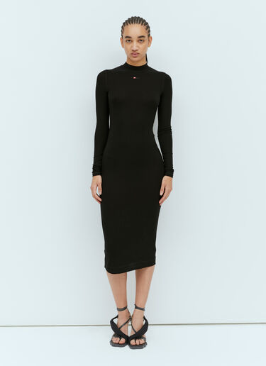 D-Mokky-Ls-Mocrodiv Knit Midi Dress Diesel D-Mokky-Ls-Mocrodiv Knit Midi Dress Black dsl0257018