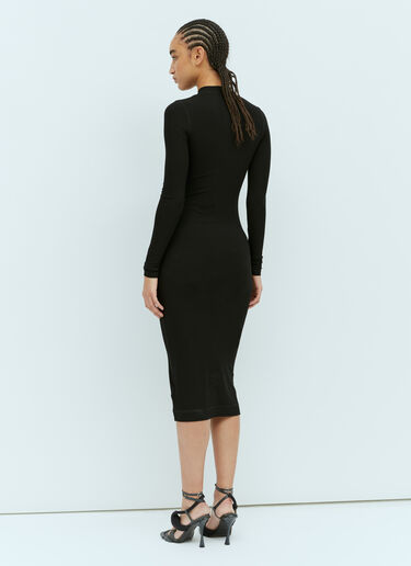D-Mokky-Ls-Mocrodiv Knit Midi Dress Diesel D-Mokky-Ls-Mocrodiv Knit Midi Dress Black dsl0257018