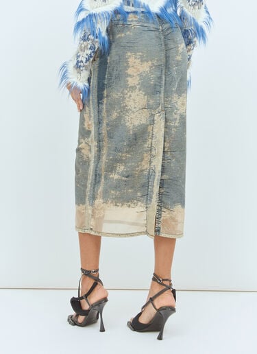 Diesel De-Pra-Mini-Fsf Midi Skirt Blue dsl0258005