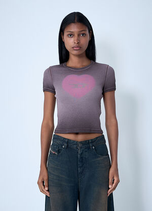 Diesel T-Ele T-Shirt Brown dsl0261002