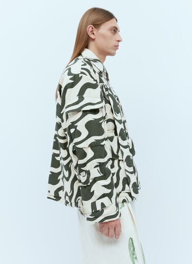 Dries Van Noten 衬垫工装夹克 乳白色 dvn0154005