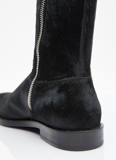 포니헤어 부츠 Dries Van Noten 포니헤어 부츠 블랙 dvn0154028