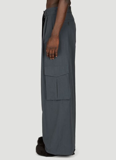 Wide-Belted Pants Dries Van Noten Wide-Belted Pants Grey dvn0156010