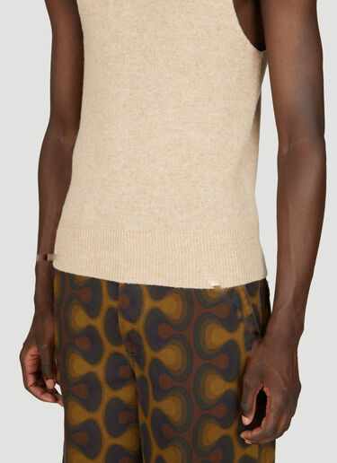 Dries Van Noten 메리노 싱글릿 베이지 dvn0156026