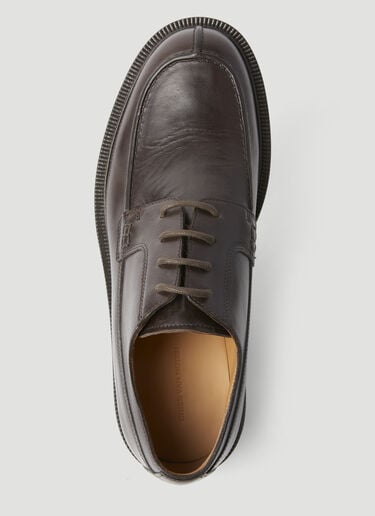 Leather Lace-Up Shoes Dries Van Noten Leather Lace-Up Shoes Dark Brown dvn0156031