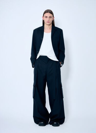 Dries Van Noten 피어 핀스트라이프 팬츠  네이비 dvn0158008