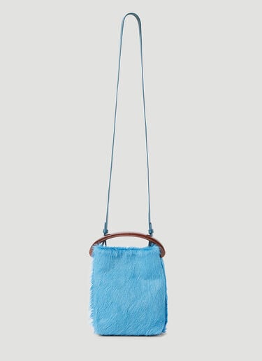 Pony Hair Handbag Dries Van Noten Pony Hair Handbag Blue dvn0253002