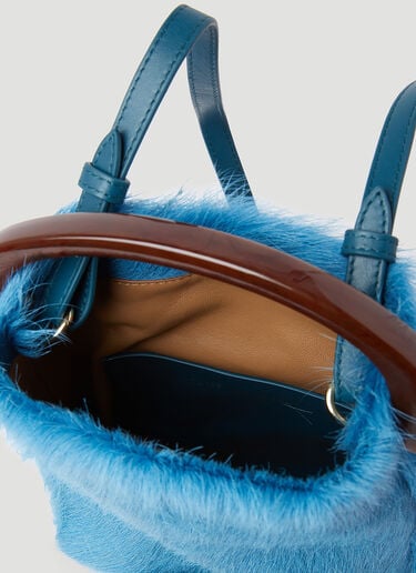 Pony Hair Handbag Dries Van Noten Pony Hair Handbag Blue dvn0253002