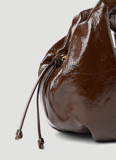 Dries Van Noten 扭转提手手提包 棕色 dvn0253005