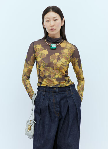 Dries Van Noten 프레셔스 스톤 초커 네크리스 그린 dvn0254044