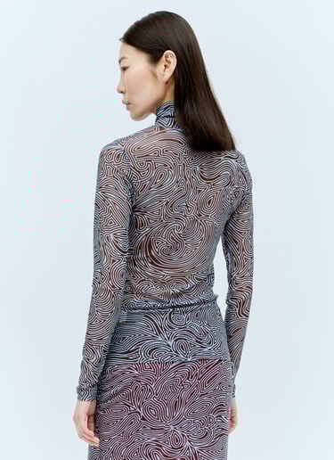长袖网布上衣 Dries Van Noten 长袖网布上衣 蓝色 dvn0256020