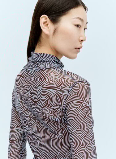 长袖网布上衣 Dries Van Noten 长袖网布上衣 蓝色 dvn0256020