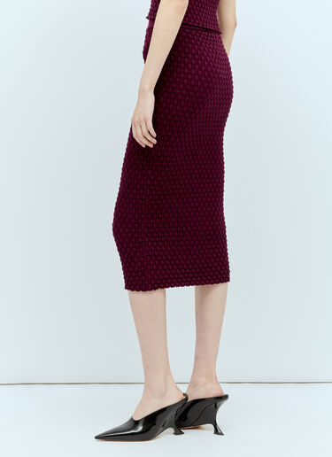 Tiffany Midi Skirt Dries Van Noten Tiffany Midi Skirt Burgundy dvn0256034
