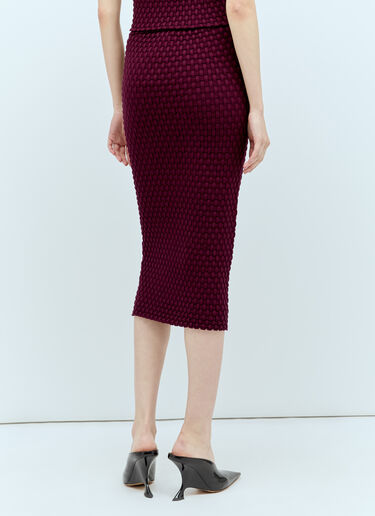 Tiffany Midi Skirt Dries Van Noten Tiffany Midi Skirt Burgundy dvn0256034