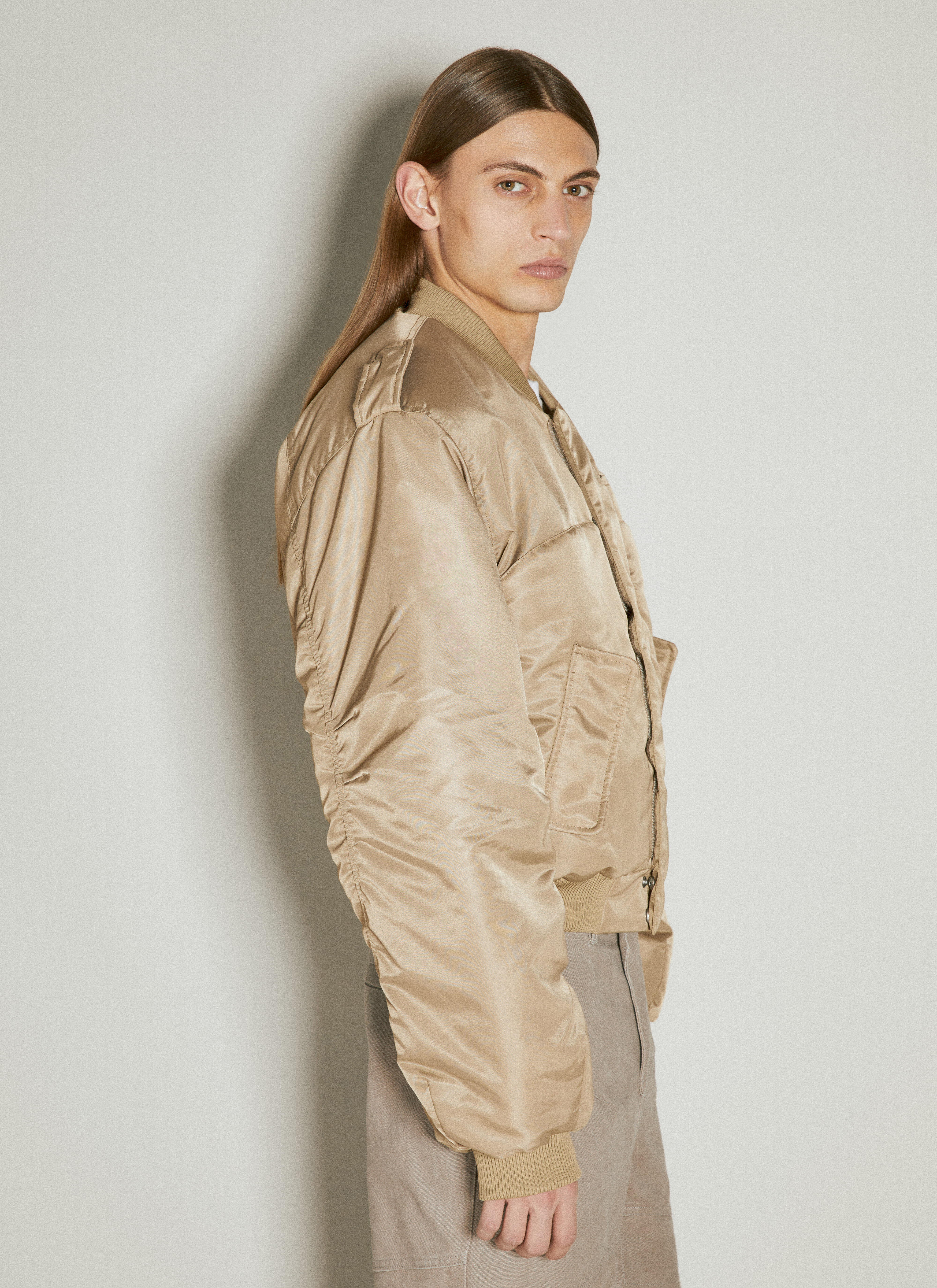 ジャケット・アウター ENTIRE STUDIOS A-2 BOMBER Jacket Entire Studios Men's' A-2 Bomber Jacket in Beige | LN-CC®