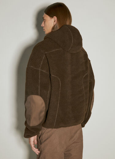 Fluffy Fleece Hooded Sweatshirt Entire Studios Fluffy Fleece Hooded Sweatshirt Brown ent0153006