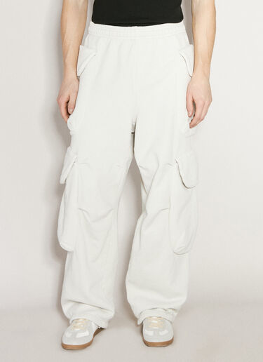 Heavy Gocar Cargo Pants Entire Studios Heavy Gocar Cargo Pants White ent0155031
