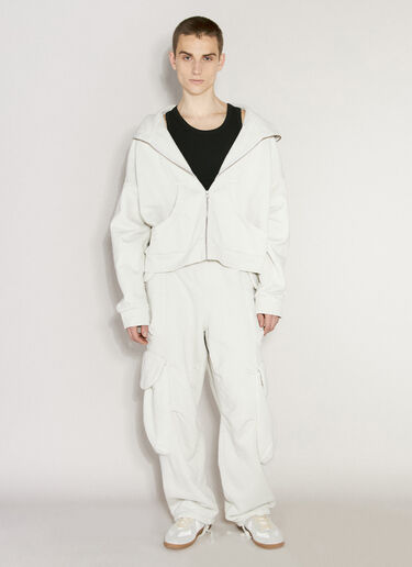Heavy Gocar Cargo Pants Entire Studios Heavy Gocar Cargo Pants White ent0155031