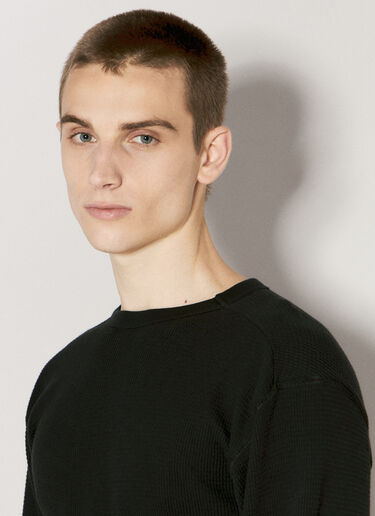 Thermal Long Sleeve T-Shirt Entire Studios Thermal Long Sleeve T-Shirt Black ent0155041