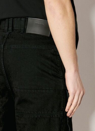 Entire Studios Heavy Cargo Jeans Black ent0156016