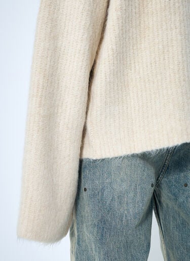 Entire Studios Heavy Knit Crewneck Sweater Cream ent0158001