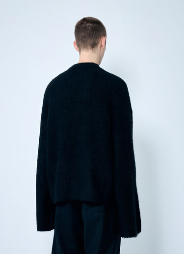 Heavy Knit Crewneck Sweater Entire Studios Heavy Knit Crewneck Sweater Black ent0158002