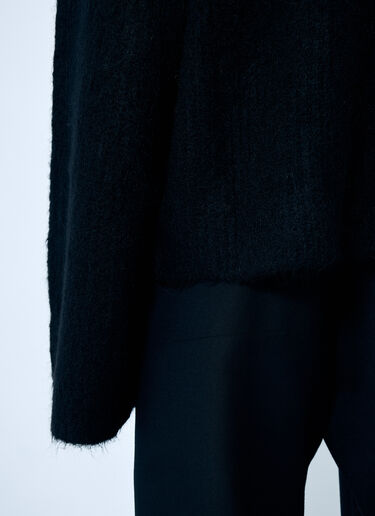 Heavy Knit Crewneck Sweater Entire Studios Heavy Knit Crewneck Sweater Black ent0158002