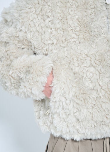 Fluffy Quarter Zip Sweatshirt Entire Studios Fluffy Quarter Zip Sweatshirt Off white ent0158014