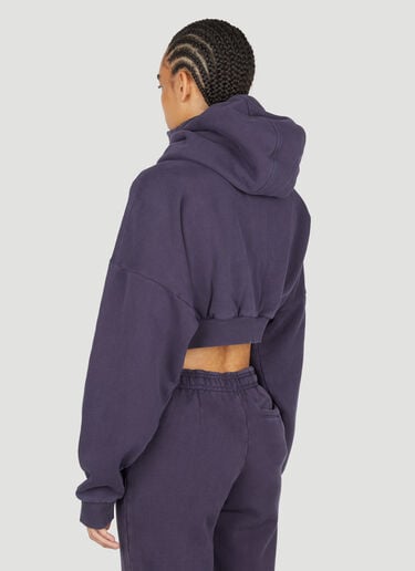 Cropped Hooded Zip-Up Sweatshirt Entire Studios Cropped Hooded Zip-Up Sweatshirt Navy ent0253007