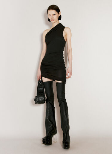 Pillar Mini Dress Entire Studios Pillar Mini Dress Black ent0254005