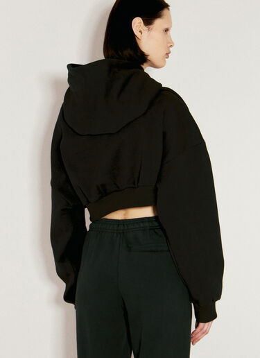 Cropped Heavy Hooded Sweatshirt Entire Studios Cropped Heavy Hooded Sweatshirt Black ent0255003