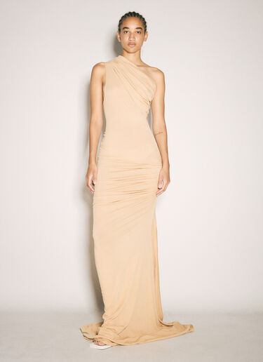 Pillar Maxi Dress Entire Studios Pillar Maxi Dress Beige ent0257018