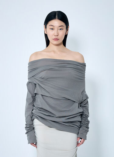 Entire Studios Bound Long Sleeve Top Grey ent0258004